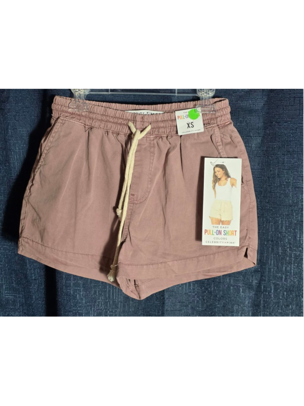 Women's Celebrity Pink Pull-On Shorts XS Mauve